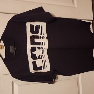 Men's Converse All Star tshirt, XL, Black/white.